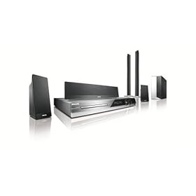 Philips HTS3357 - 5.1 ch Tallboy Multi-Region Capable - DVD Home Cinema System - With 1080i Upscaling - Black
