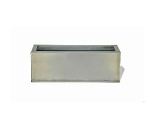 galvanized herb planters with rectangular tray