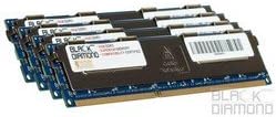 32GB 4X8GB RAM Memory for Dell PowerEdge R610 DDR3 RDIMM 240pin PC3-10600 1333MHz Black Diamond Memory Module Upgrade