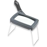 Carson SureGrip Series Hand Held or Hands Free 2x Power Magnifying Glasses For Reading, Low Vision, Inspection, Craft and Hobby Magnifiers (SG-10, SG-12, SG-14, SG-16)