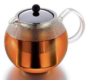ASSAM Tea press with s s filter, 0.5 l, 17 oz, USA by PlanetAppliance