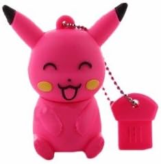 32 GB Flash Drive Thumb Memory Cool Fun Sticks Pen Cut Pikachu cartoon pink