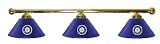 Seattle Mariners Pool Table Light - Brass Bar