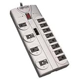 Tripp Lite TLP1208TEL Surge Protector 12 Outlet 120V RJ11 8ft Cord 2160 Joule