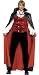 Men's Vampire Count Dracula Costume with Cape for Halloween - Size XL, Waist 36-38