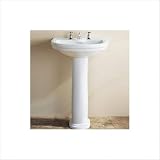 Calla II Pedestal Bathroom Sink Finish: White