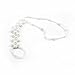 FANTASIEN Crystal Imitation Pearl Diamond Knitted Barefoot Sandals Adorn Extensible Foot Ring Anklet Chain (B)