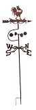 ADORN COCKEREL WEATHERVANE WITH GROUND STAKE Outdoor Living