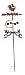 Outdoor Living : ADORN COCKEREL WEATHERVANE WITH GROUND STAKE