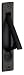 Baldwin 0465.102 Edge Pull, Oil Rubbed Bronze