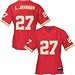 Reebok Kansas City Chiefs #27 Larry Johnson Red Ladies Replica Jersey