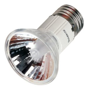 Bulbrite Q100MR16EM 100-Watt 120-Volt Halogen MR16 JDR Bulb Medium Base, Wide Spot