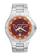Virginia Tech Hokies Mens Pro Ii Sterling Silver Bracelet Watch