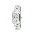 Baume & Mercier Hampton Milleis Women's MOA08513 Silver Dial Diamond Bezel Steel Watch