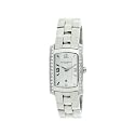 Baume & Mercier Hampton Milleis Women's Silver Dial Diamond Bezel Steel Watch #MOA08513