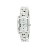 Baume & Mercier Hampton Milleis Women's MOA08513 Silver Dial Diamond Bezel Steel Watch