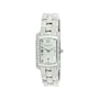 Baume & Mercier Hampton Milleis Women's 8513 Silver Dial Diamond Bezel Steel Watch