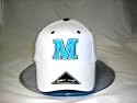 Maine Black Bears White Wool One-Fit Cap (Small)