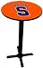 Syracuse Orange Pub Table with Black Commercial Base