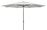 Produkt-Bild: BASIC LIFT 400 Sonnenschirm Kurbelschirm Marktschirm diverse Farben LSF/SPF 50+ Derby, Farbe:greige