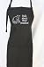 Black Embroidered Apron "Talk About Huge Breasts" with Turkey