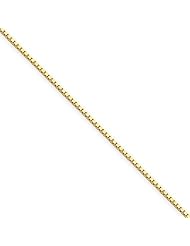 14k Yellow 20in Gold .9mm Box Necklace Chain w/ Spring Ring. Metal Wt- 2.47g