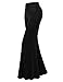 Thanth Womens Womens Chic Palazzo Lounge Wild Pant Black XX-Large