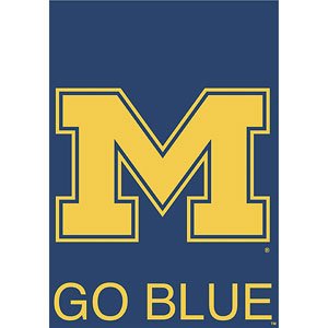 Michigan Wolverines NCAA Screen Print Flag