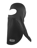 Schampa Pharaoh Deluxe Black Balaclava with StormGear Bottom and WarmSkin Top