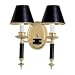 Ashford 2 Light Polished Brass Wall Sconce