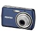 Pentax Optio E70 10MP Digital Camera with 3x Optical Zoom and 2.4 inch LCD (Dark Blue)