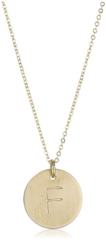 Nashelle "Identity" Initial 'F' Charm Necklace