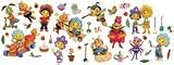Decofun, Fifi and the Flowertots Wall Stickers, Stikarounds [Kitchen & Home]