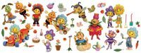 Decofun, Fifi and the Flowertots Wall Stickers, Stikarounds [Kitchen & Home]