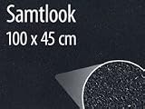 Produkt-Bild: infactory Samt-Klebefolie 100cm x 45cm schwarz
