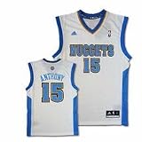 adidas Denver Nuggets Carmelo Anthony New Revolution 30 Replica Home Jersey
