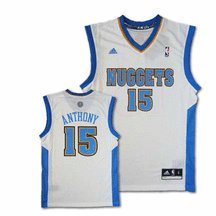 adidas Denver Nuggets Carmelo Anthony New Revolution 30 Replica Home Jersey