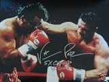 VINNY PAZ (PAZIENZA)IENZA AUTOGRAPHED BOXING AWESOME 16X20 PHOTO V ROBERTO DURAN (BOXING)