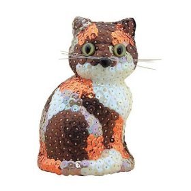 Pinflair 3D Sequin Kit - Tabby Cat