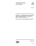 ISO 3740:2000, Acoustics -- Determination of sound power levels of noise sources -- Guidelines for the use of basic standards