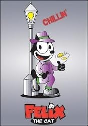 Felix the Cat Chillin Refrigerator Magnet