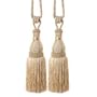 Pair of Ivory and Cream Alexandra Tassels