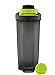 AVEX Mixfit Shaker Bottle with Carabiner Clip, 28oz, Charcoal