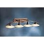 Structures Bronze 40" Wide Bathroom Light Fixture