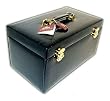 MBA Exclusive Crocodile Genuine Black Leather Fabulous Jewelry Box