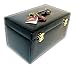 MBA Exclusive Crocodile Genuine Black Leather Fabulous Jewelry Box