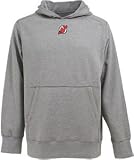 NHL New Jersey Devils Signature Hooded Sweatshirt, Grey Heather, X-Large