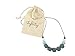 Baby Teething Necklace for Mom, Silicone Teething Necklace, BPA Free (Gray/Mint/White)
