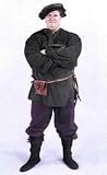 Plus Size Renaissance Man Costume - Peasant Costume (Color Choices)