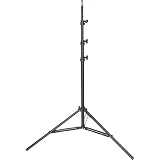 Impact Air-cushioned Light Stand (Black, 8')